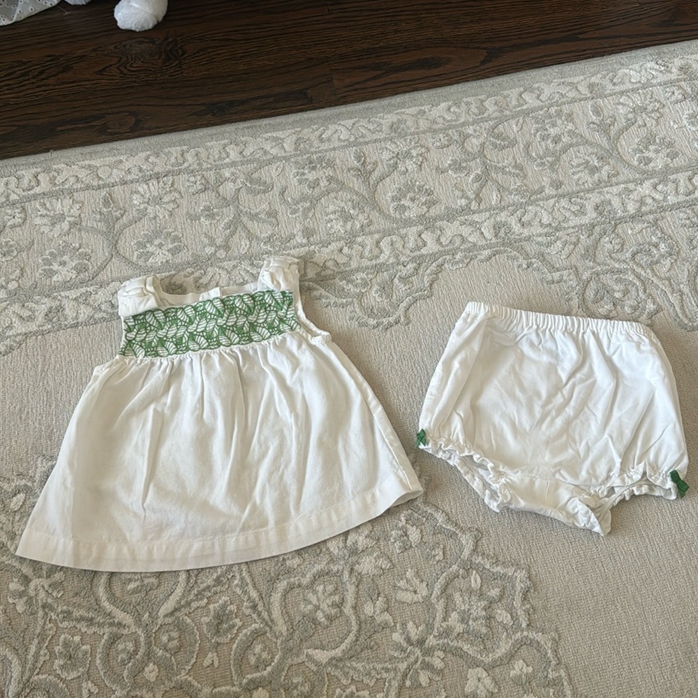 Janie and Jack tunic and bloomers set